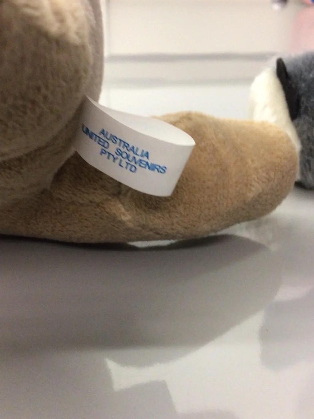 Beige Kangaroo & Gray Koala Plush Toy Duo - Soft Cuddly Set